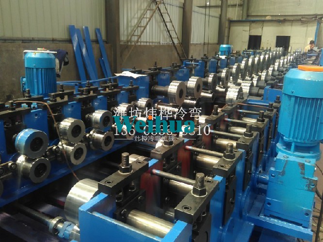 槽式電纜橋架自動生產(chǎn)線